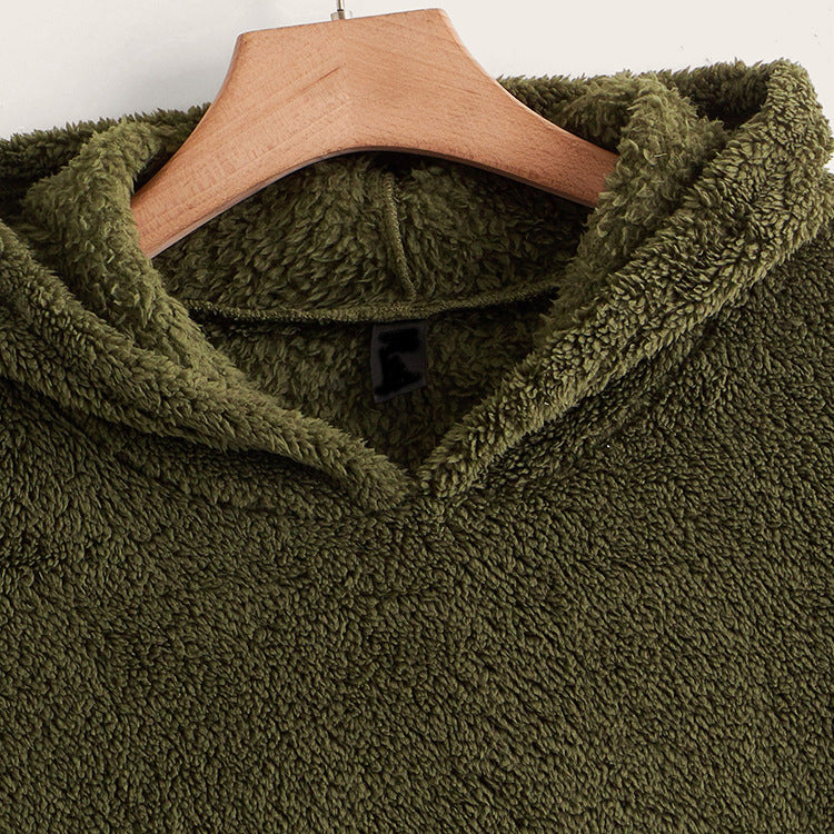 Jersey Con Capucha Con Cintura Suelta Y Bordes Deshilachados