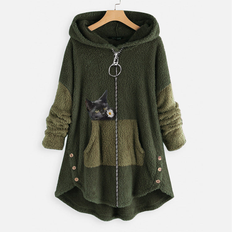 Ropa De Mujer De Talla Grande, Los Hipsters De La Calle Agregan Fertilizante Para Aumentar La Chaqueta De Mezclilla Suelta De Manga Larga Europea Y Estadounidense