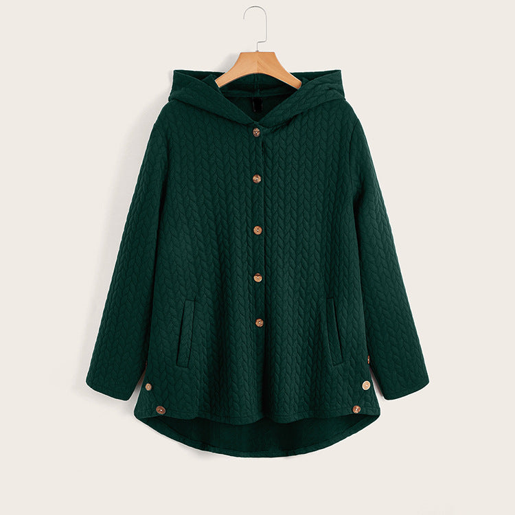 Es Una Chaqueta Retro De Primavera Y Otoño De Temperamento De Cáñamo Grueso De Algodón De Cáñamo Grueso Suelta De Longitud Media Amplia Y Suelta