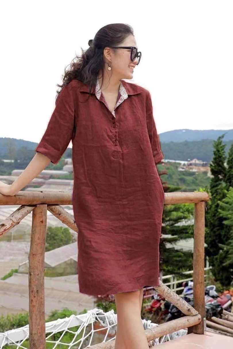 Vestido De Color Sólido