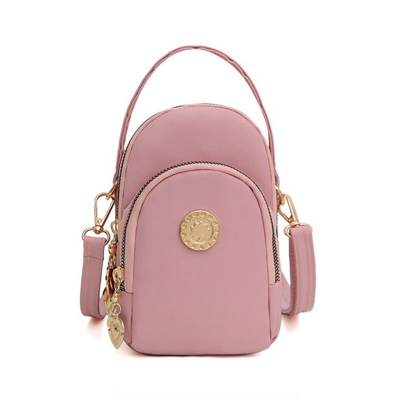 [W-Bolso] Bolso Pequeño De Tela, Bolso De Mano De Cien Torres, Bolso De Mensajero De Un Hombro Para Mujer, Bolso Pequeño Informal