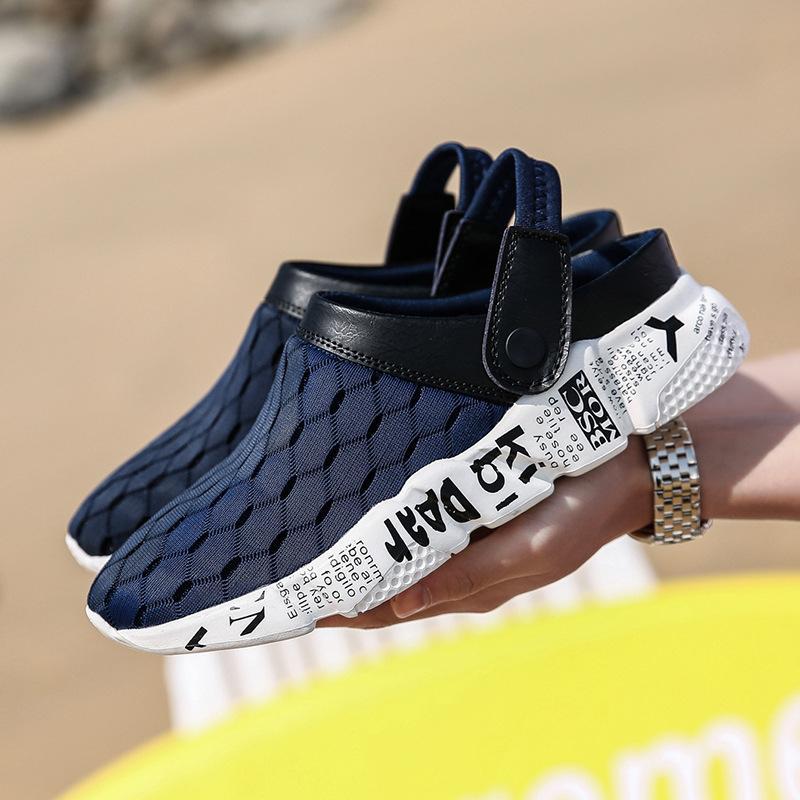 NUEVOS ZAPATOS DE PLAYA PEREZOSOS ZAPATILLAS TRANSPIRABLES SANDALIAS DE DOBLE USO