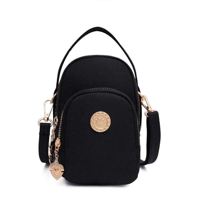 [W-Bolso] Bolso Pequeño De Tela, Bolso De Mano De Cien Torres, Bolso De Mensajero De Un Hombro Para Mujer, Bolso Pequeño Informal