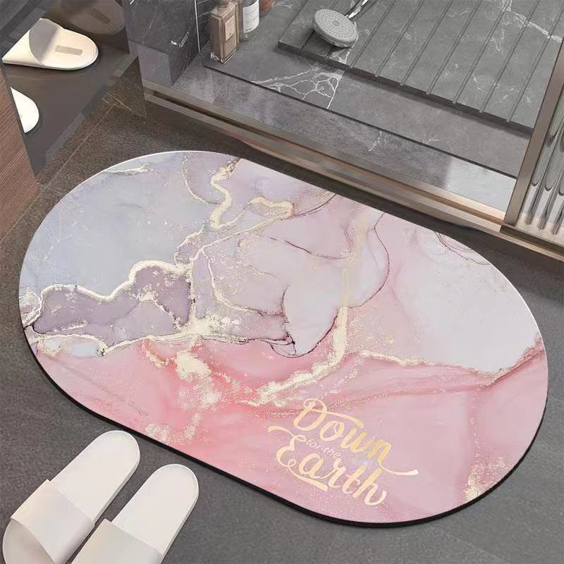 Nuevo Estilo Alfombra De Barro De Diatomeas Inodoro Baño Cocina Puerta Estera De La Puerta Estera Absorbente De Secado Rápido