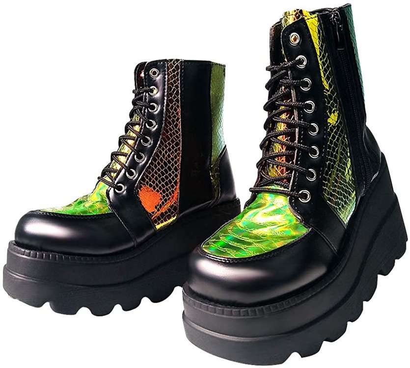 Botas De Mujer Explosivas Invierno Nuevas Botas Cortas De Suela Gruesa De Punta Redonda Europea Y Americana Mujer