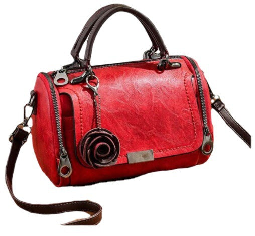 [W-Bolso] 2022 Nuevo Bolso De Almohada Bolso De Mensajero Con Colgante De Flor Pequeña