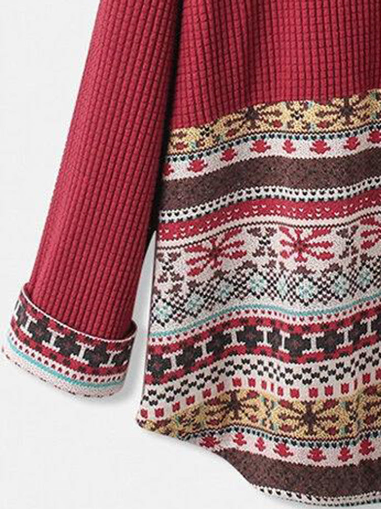 2021 Otoño E Invierno De Manga Larga Estampado De Cobertura Calle Hipster Bolsillo Grande Algodón Estilo Universitario Rojo Corto Ropa De Mujer