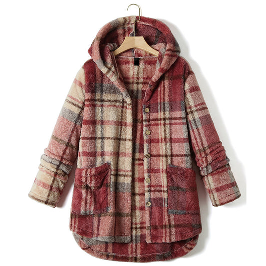 Chaqueta De Algodón Con Temperamento Europeo Y Americano De Talla Grande