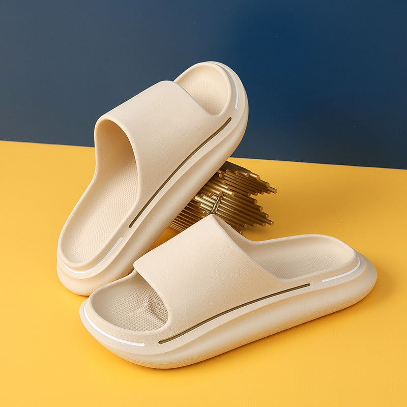 Zapatillas Resbaladizas Para Parejas Casa De Verano Interior Fondo Grueso Antideslizante