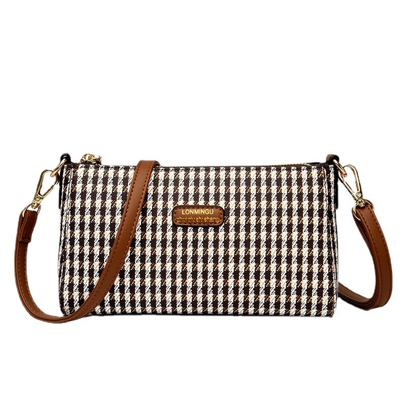 [W-Bolso] Bolso Bandolera De Mujer De Embrague Ligero Clásico Vintage