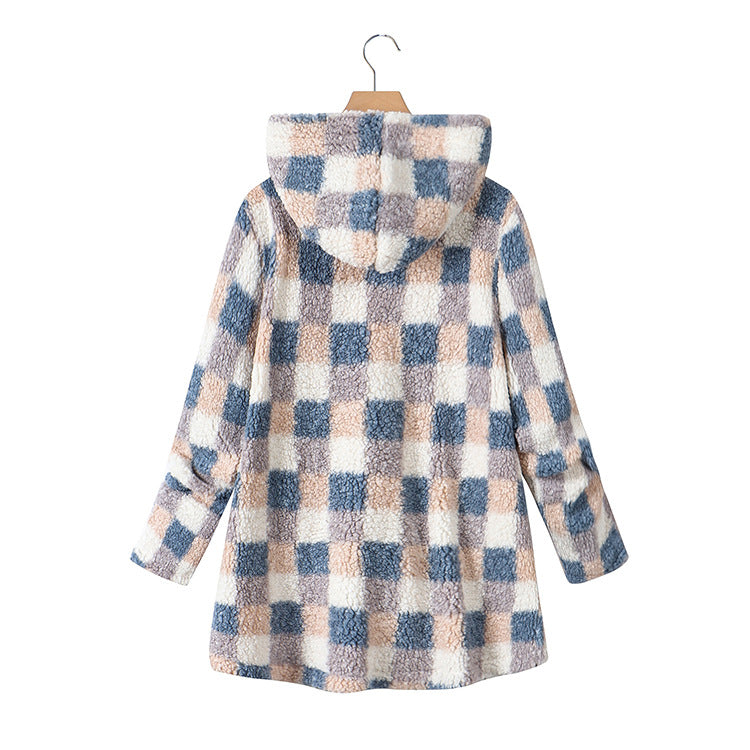 Cortavientos Fino De Algodón Modal De Polar De Doble Cara Con Capucha Larga