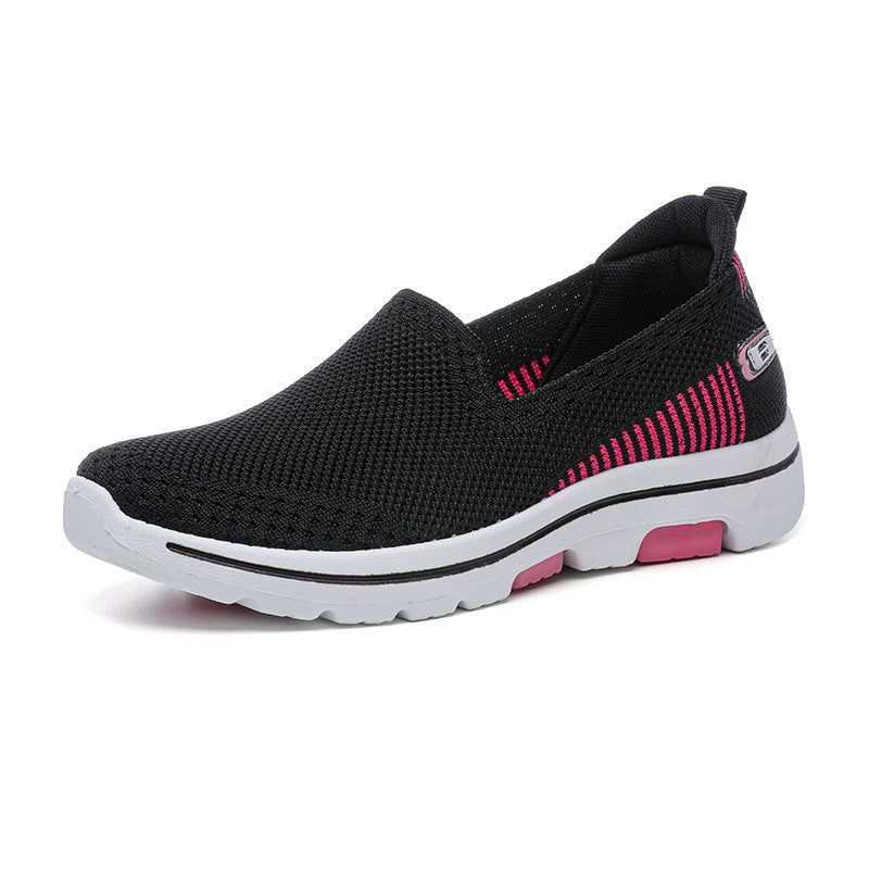 Zapatos de mujer con punta redonda de un pie