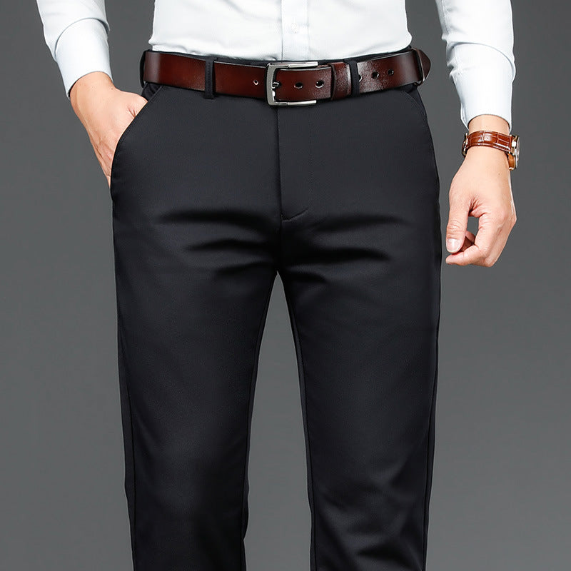 [M-Ropa] Pantalones De Traje Resistentes A Las Arrugas Que No Se Planchan Tencel