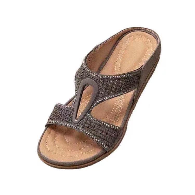 Nuevas Sandalias De Diamantes De Imitación