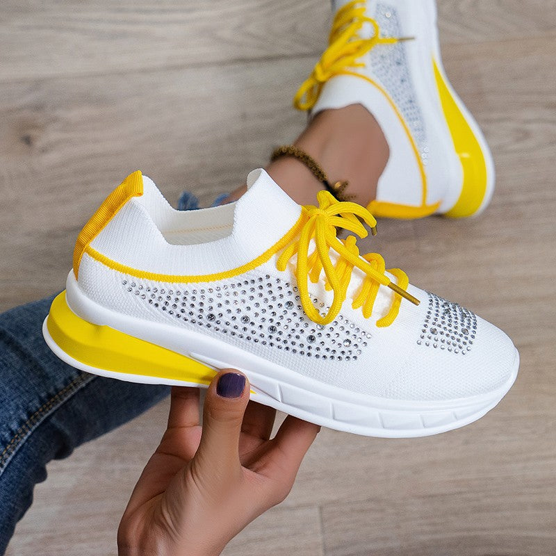 [W-Zapato] 2022 Zapatos Casuales Deportivos Tejidos Voladores De Principios De Otoño