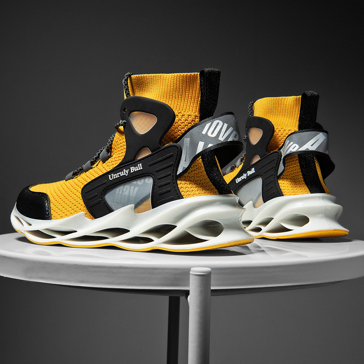 Zapatos Casuales Para Hombre,  Zapatillas De Lujo De Entrenamiento, Mocasines A La Moda De Carrera, Blancas, Para Correr