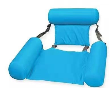 Reclinable De Agua Sillón Reclinable Inflable Hamaca De Red De Verano Plegable Respaldo Multiusos Flotante Fila Flotante Sofá Cama Flotante