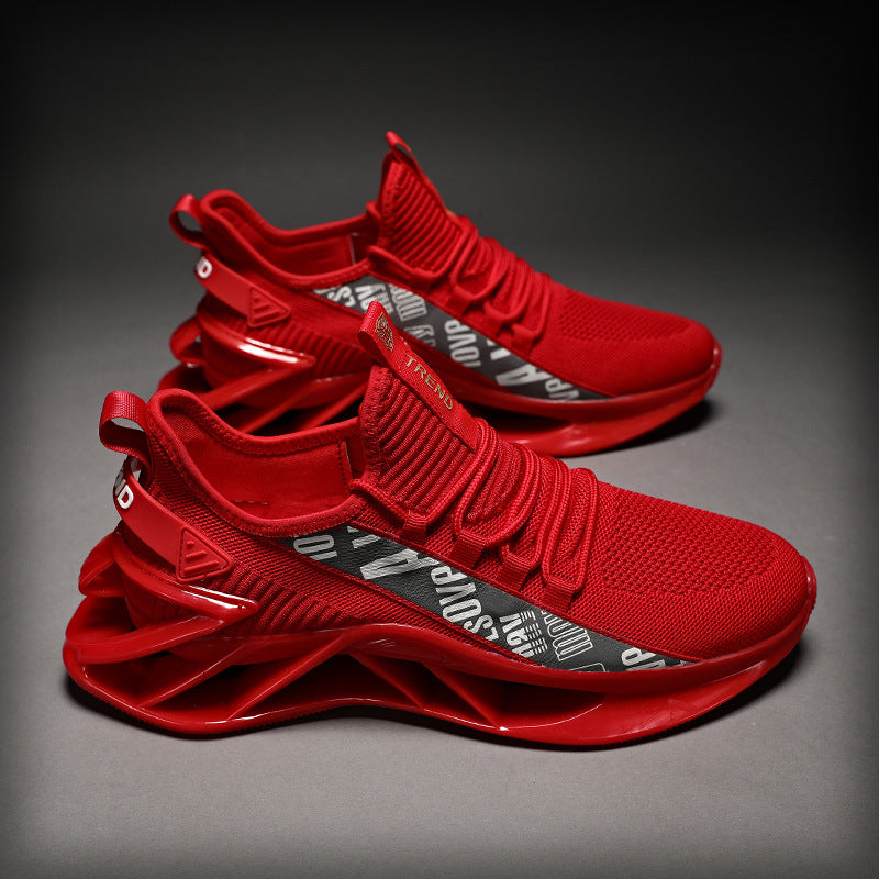 Zapatos Casuales Para Hombre,  Zapatillas De Lujo De Entrenamiento, Mocasines A La Moda De Carrera, Blancas, Para Correr