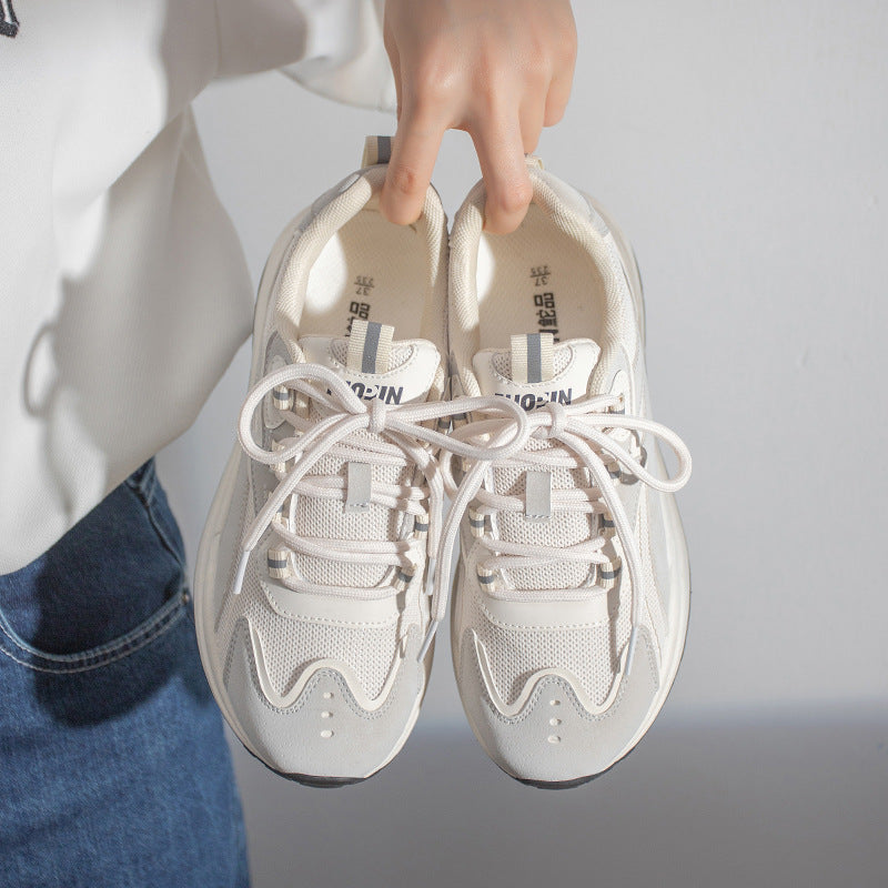 [W-Zapato] Zapatillas Deportivas Simples, Resistentes Al Desgaste Y De Aumento De Altura