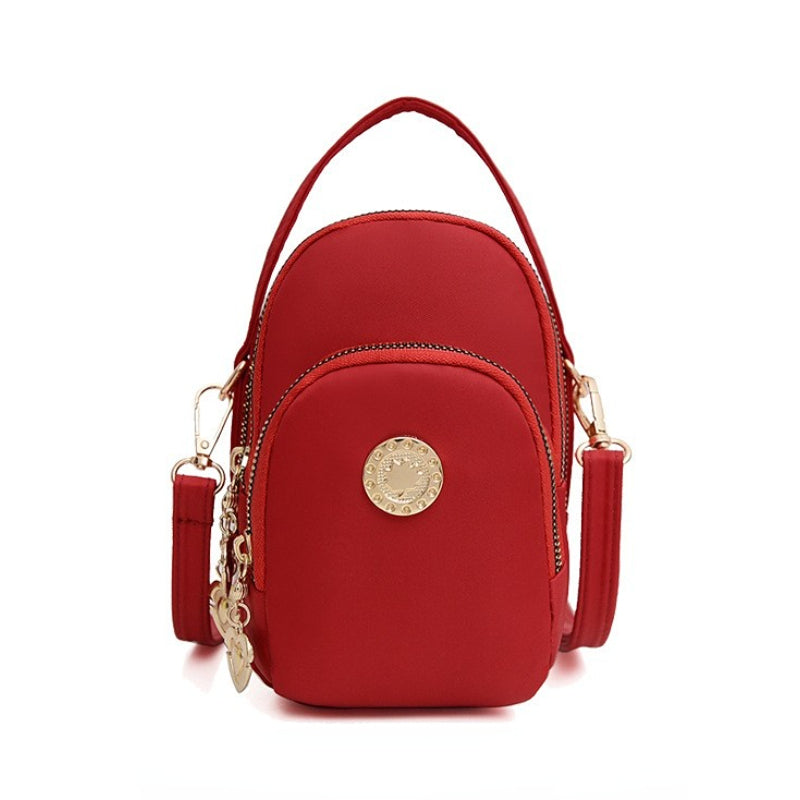 [W-Bolso] Bolso Pequeño De Tela, Bolso De Mano De Cien Torres, Bolso De Mensajero De Un Hombro Para Mujer, Bolso Pequeño Informal