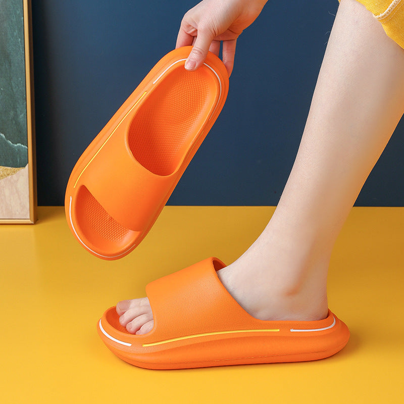 Zapatillas Resbaladizas Para Parejas Casa De Verano Interior Fondo Grueso Antideslizante