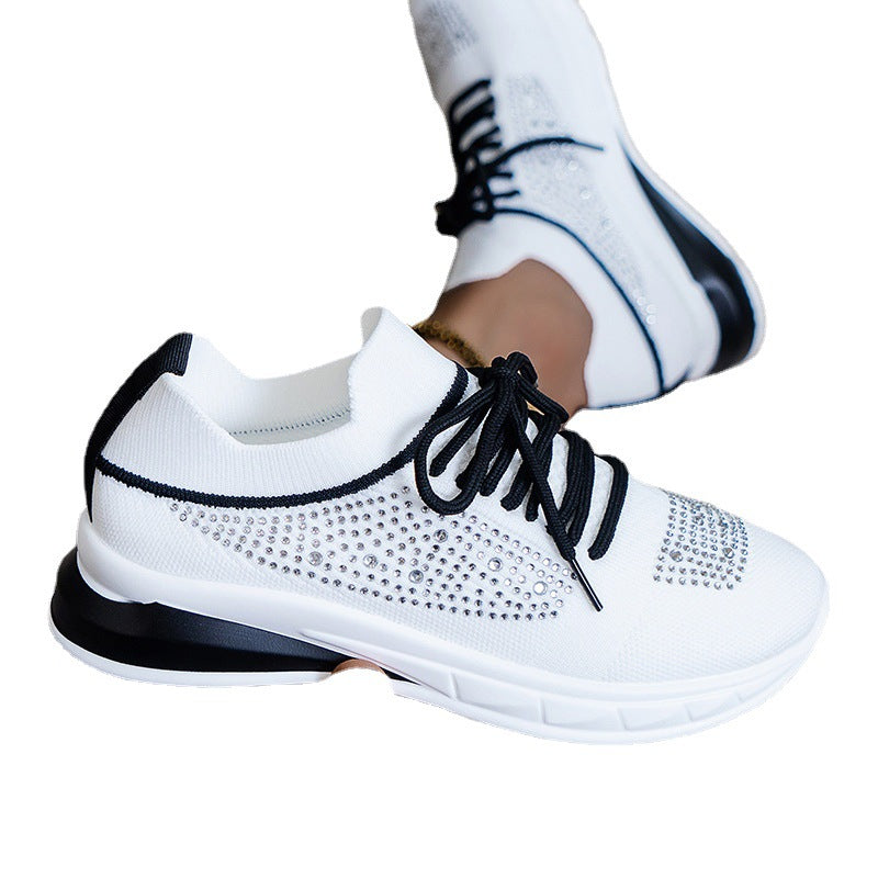 [W-Zapato] 2022 Zapatos Casuales Deportivos Tejidos Voladores De Principios De Otoño