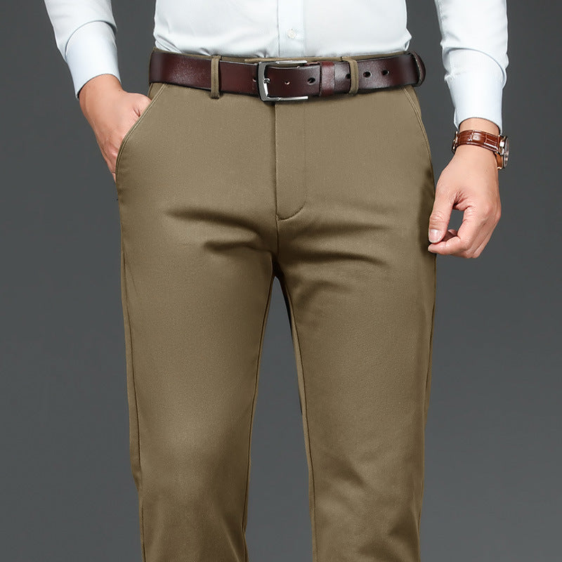 [M-Ropa] Pantalones De Traje Resistentes A Las Arrugas Que No Se Planchan Tencel