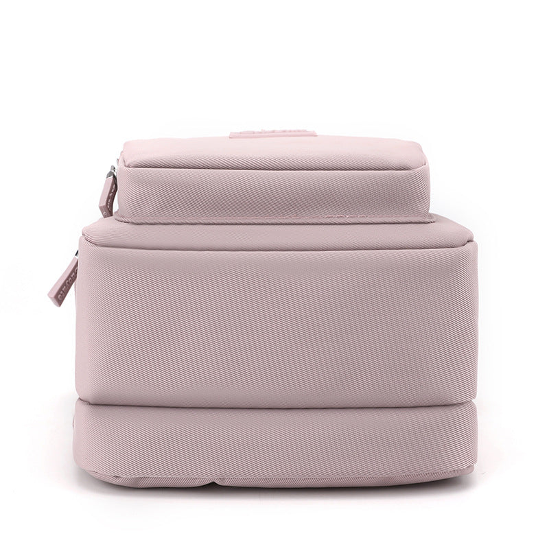 [W-Bolso] Bolsa De Mensajero Informal, Bolsa De Tela De Nailon Impermeable Ligera, Nuevo Conector Para Auriculares