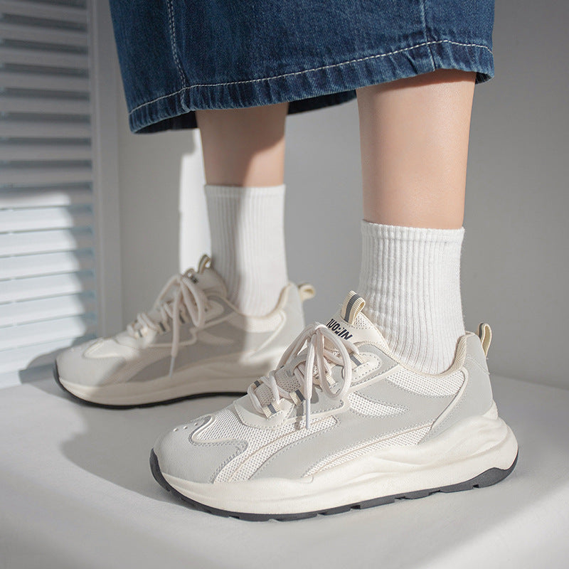 [W-Zapato] Zapatillas Deportivas Simples, Resistentes Al Desgaste Y De Aumento De Altura