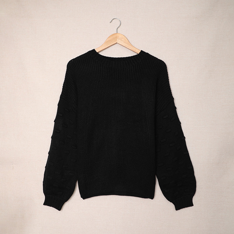 Jersey De Punto Jersey De Punto Jacquard De Manga Larga Para Mujer