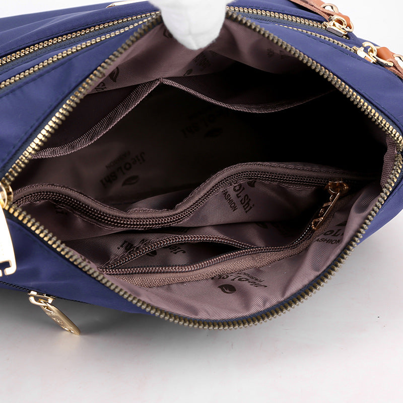 [W-Bolso] Mochila De Un Solo Hombro Con Capacidad De Tramo Oblicuo Y Varias Capas