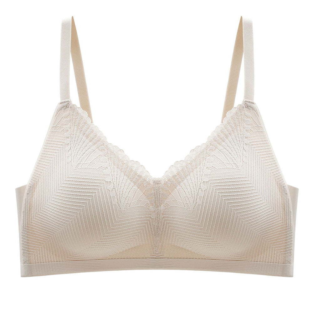 [W-Ropa Interior] Ropa Interior Push Up De Encaje Sin Costuras De Látex