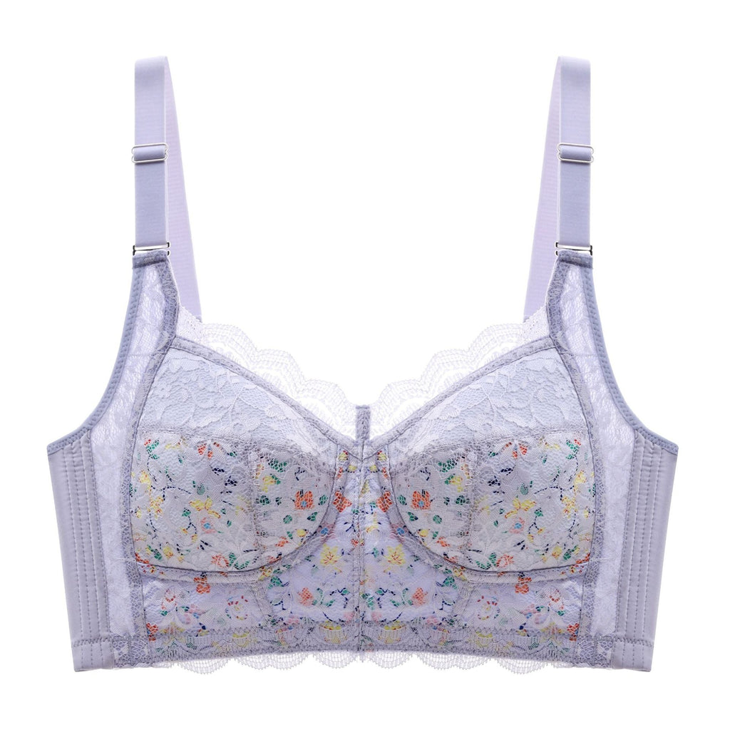 [W-Ropa Interior] Sujetador Ajustable De Encaje Sin Borde