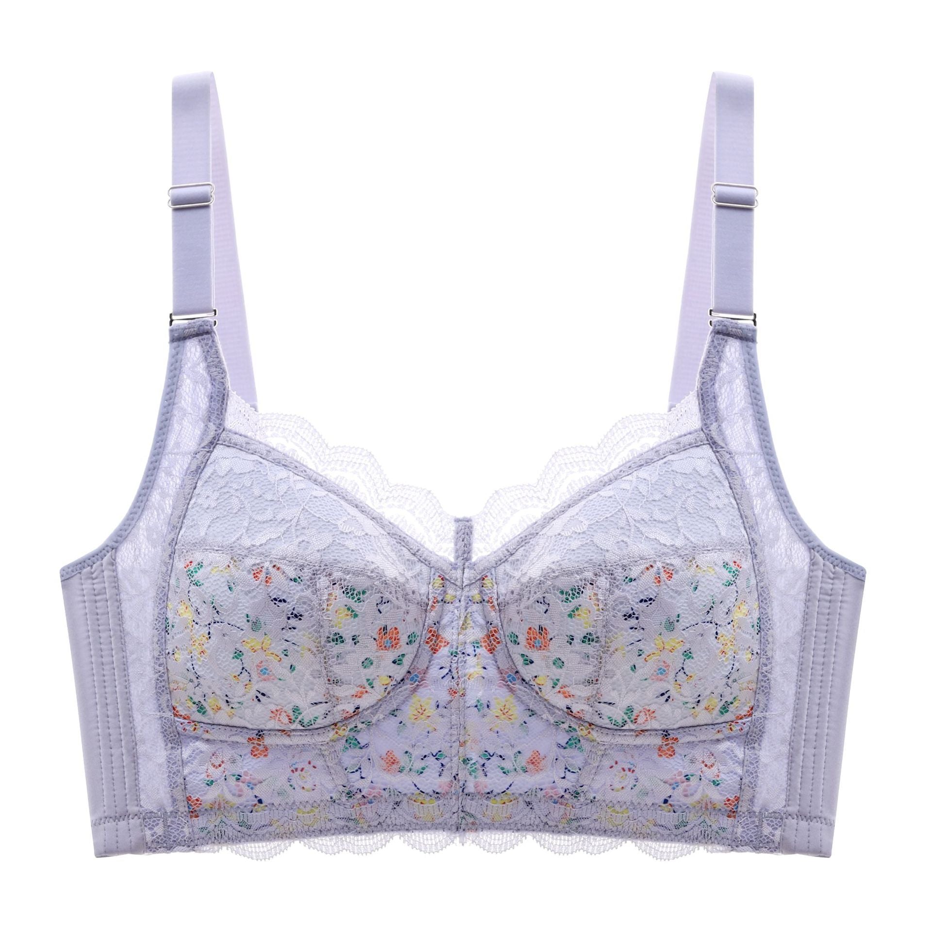 [W-Ropa Interior] Sujetador Ajustable De Encaje Sin Borde