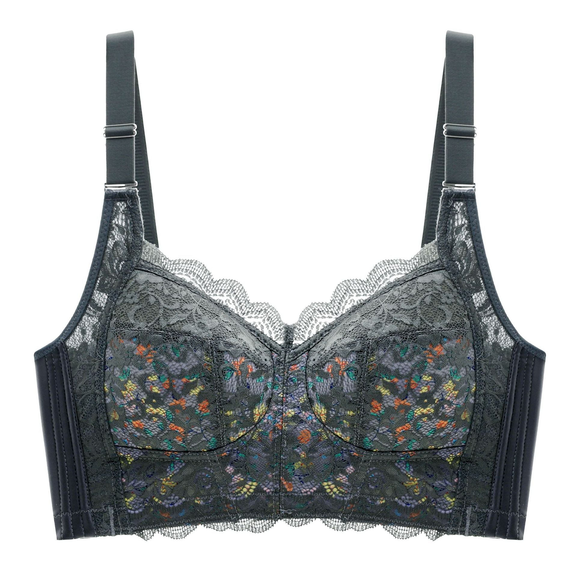 [W-Ropa Interior] Sujetador Ajustable De Encaje Sin Borde