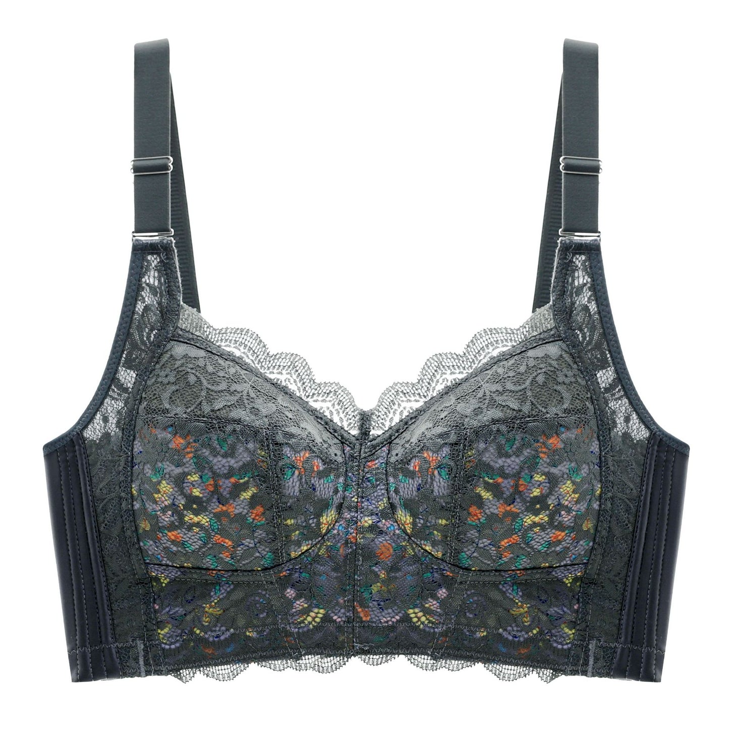 [W-Ropa Interior] Sujetador Ajustable De Encaje Sin Borde