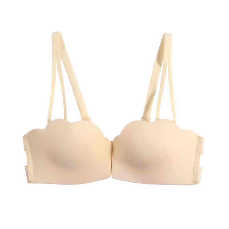 [W-Ropa Interior] Sujetador Invisible Antideslizante Sin Tirantes Delanteros