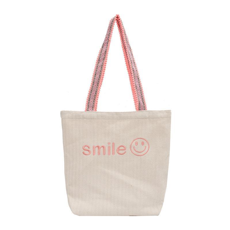 Bolso De Hombro De Lona De Gran Capacidad