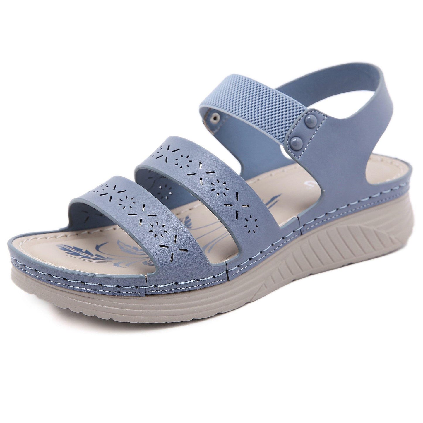 Sandalias Casuales De Talla Grande Para Mujer - MXbueno