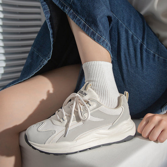 [W-Zapato] Zapatillas Deportivas Simples, Resistentes Al Desgaste Y De Aumento De Altura