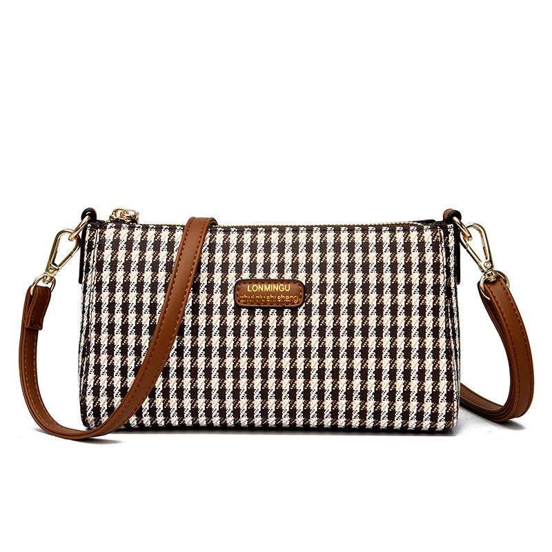 [W-Bolso] Bolso Bandolera De Mujer De Embrague Ligero Clásico Vintage