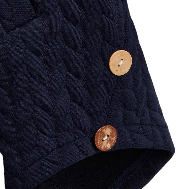 Es Una Chaqueta Retro De Primavera Y Otoño De Temperamento De Cáñamo Grueso De Algodón De Cáñamo Grueso Suelta De Longitud Media Amplia Y Suelta