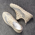 [M-Zapato] Zapatos Casuales Transpirables Tejidos Con Mosca Para Hombres Zapatos De Malla
