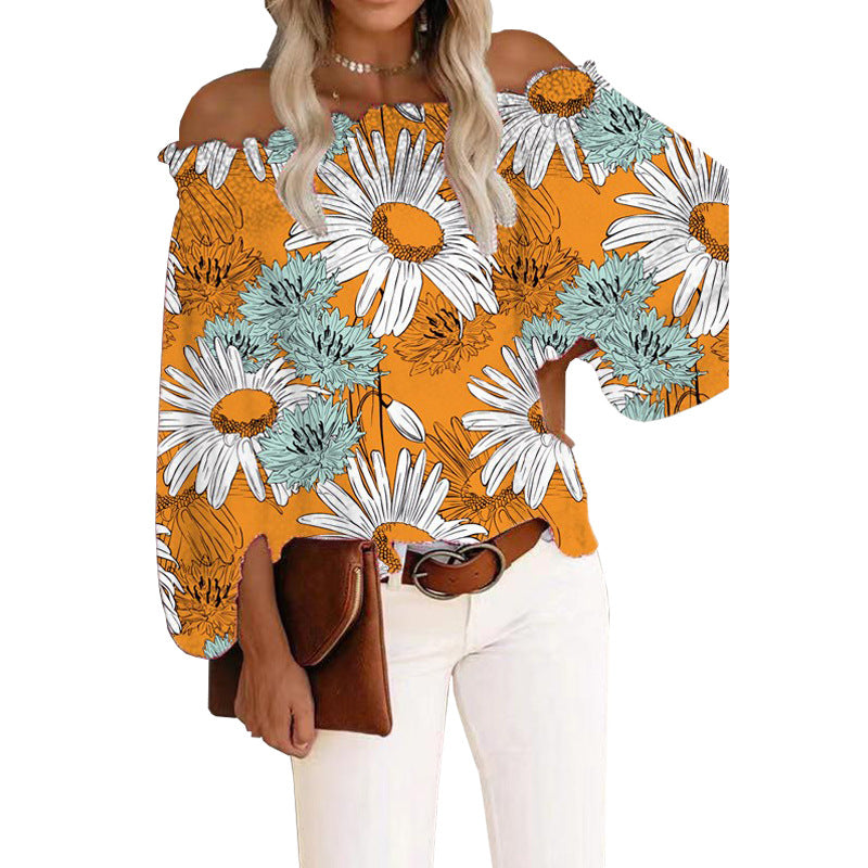 Top Suelto Con Mangas De Linterna Ropa De Mujer