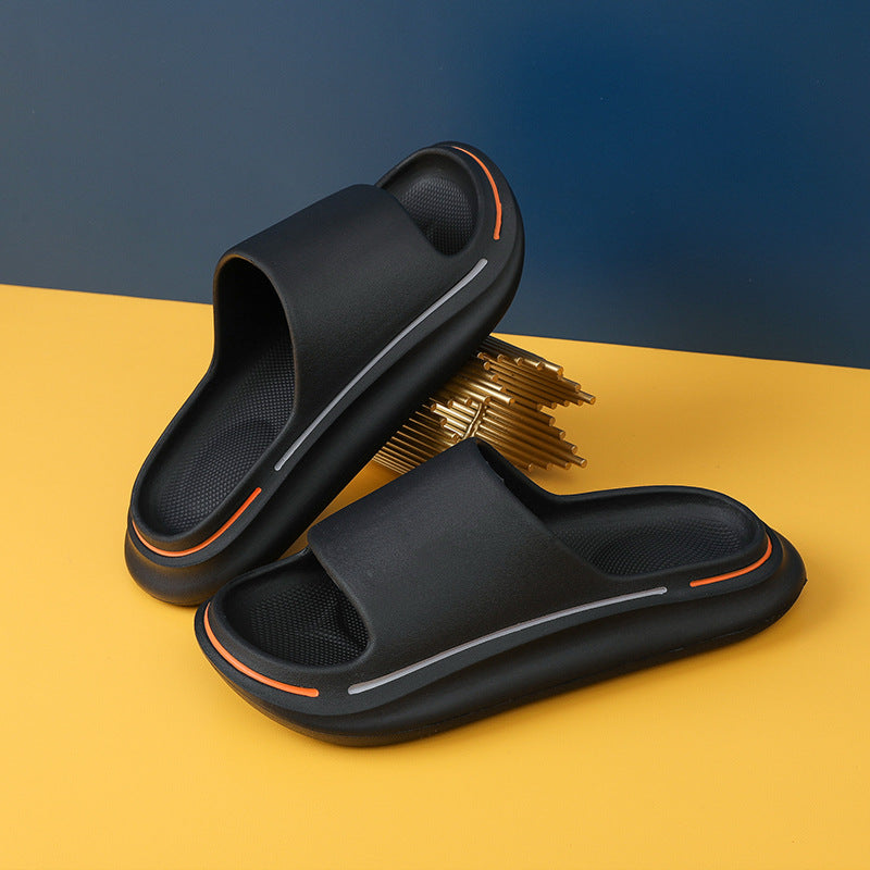 Zapatillas Resbaladizas Para Parejas Casa De Verano Interior Fondo Grueso Antideslizante