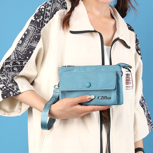 [W-Bolso] Bolso Pequeño, Mini Hombro, Mujer Con Bolso De Oxford En La Mano