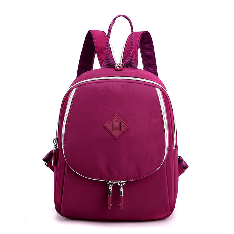 [W-Bolso] Bolso De Mujer De Tela De Nailon, Mochila Informal Para Mujer