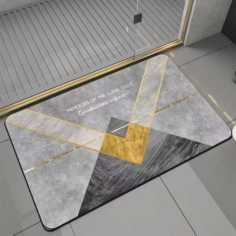 Nuevo Estilo Alfombra De Barro De Diatomeas Inodoro Baño Cocina Puerta Estera De La Puerta Estera Absorbente De Secado Rápido