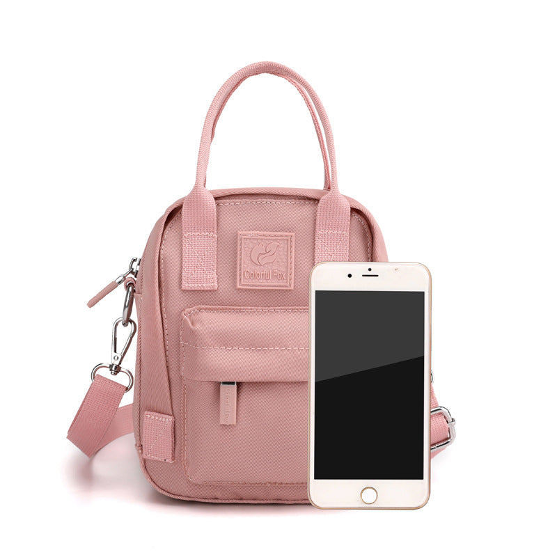 [W-Bolso] Bolsa De Mensajero De Moda Personalidad Bolsa De Teléfono Móvil Simple