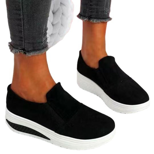 Zapatos de mujer cómodos casuales de punta redonda